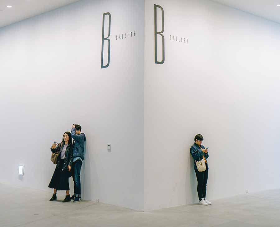 People in a Gallery